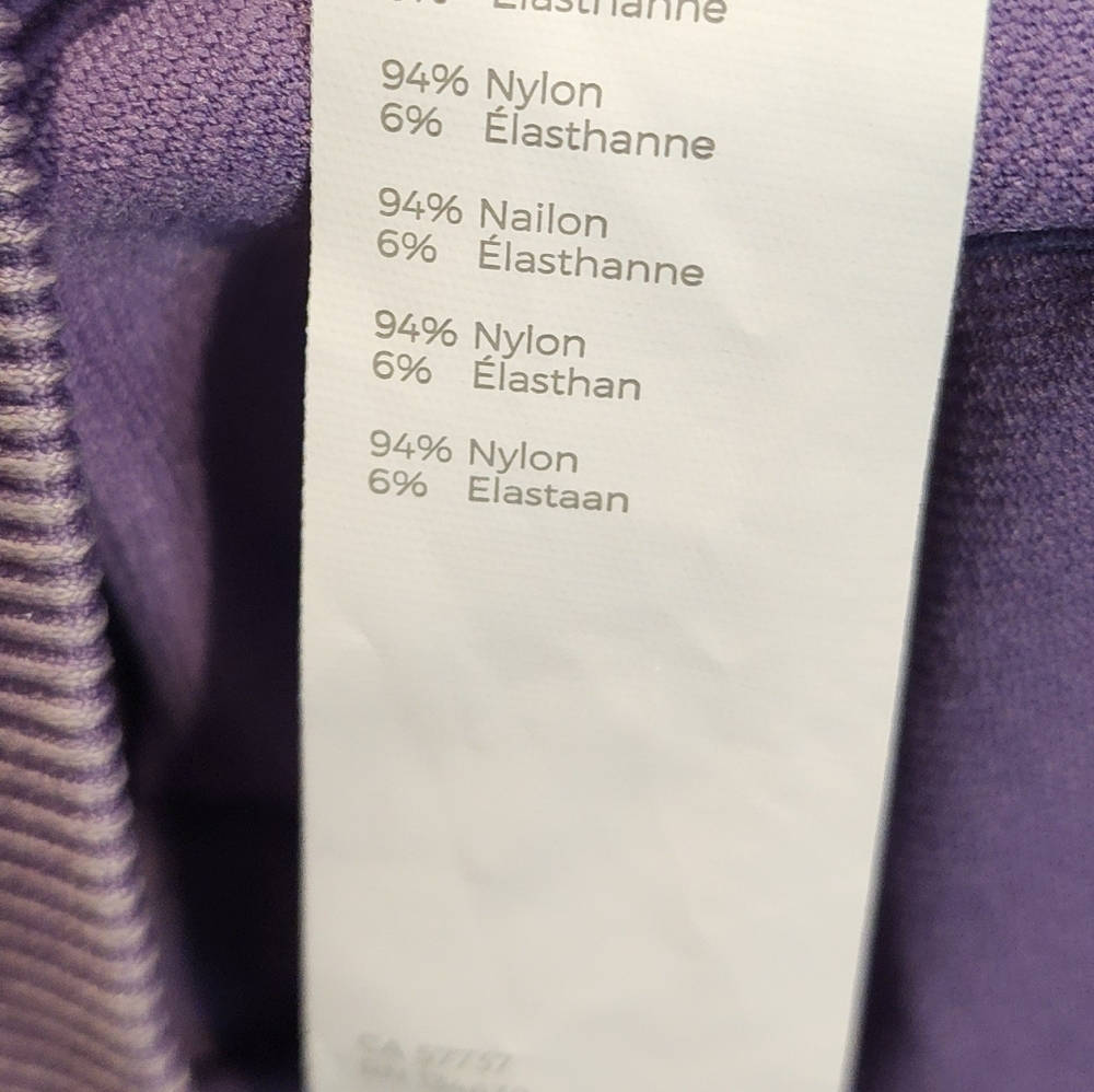 New Fabletics  Leggings Athletic Washed Violetta Sync Seamless High-Waisted 7/8 - Picture 12 of 12
